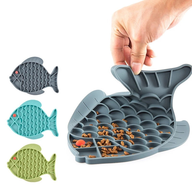 Silicone Lick Mat and Slow Feeder