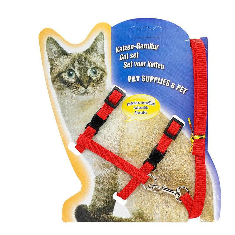Adjustable Cat Harness and Lead Set