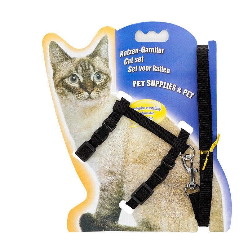 Adjustable Cat Harness and Lead Set