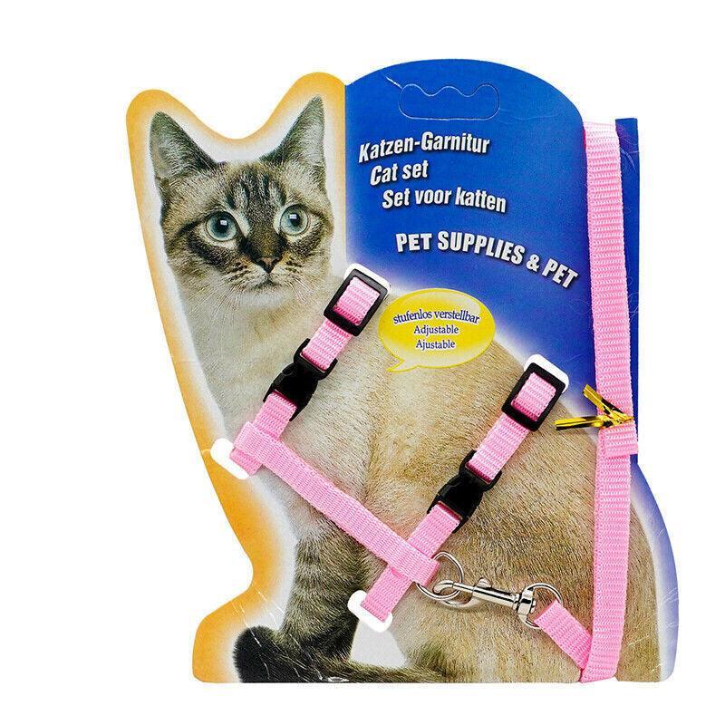 Adjustable Cat Harness and Lead Set