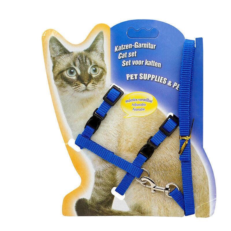 Adjustable Cat Harness and Lead Set
