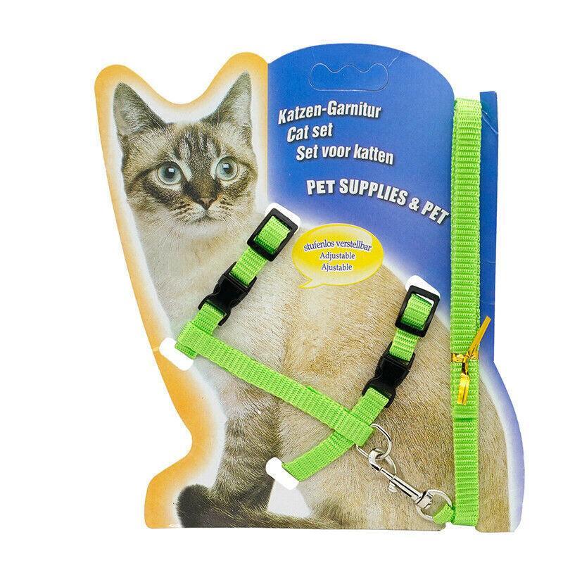 Adjustable Cat Harness and Lead Set