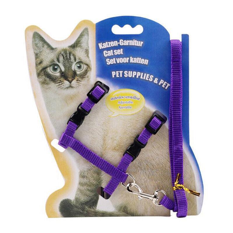 Adjustable Cat Harness and Lead Set