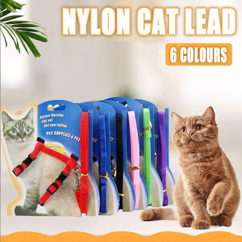 Adjustable Cat Harness and Lead Set