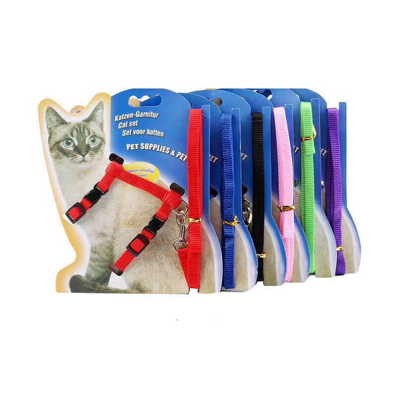 Adjustable Cat Harness and Lead Set