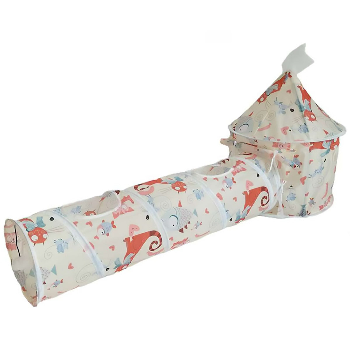 Foldable Cat Tent and Tunnel