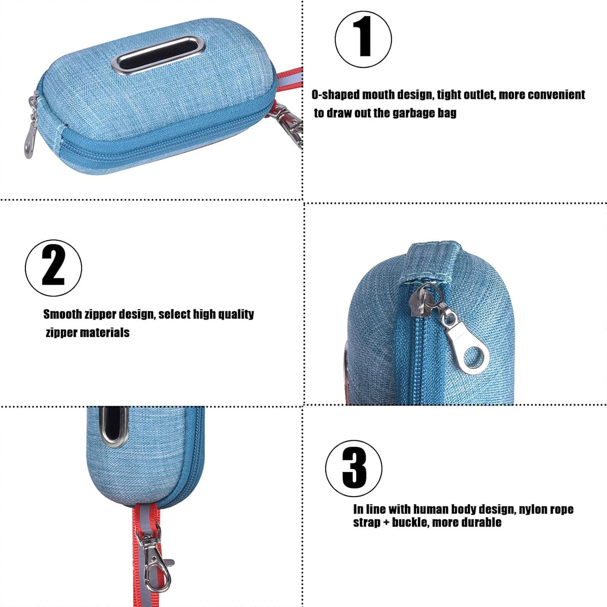 Portable Pet Waste Bag Holder