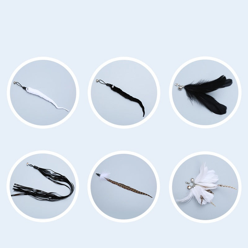 Telescopic Feather Cat Wand Set