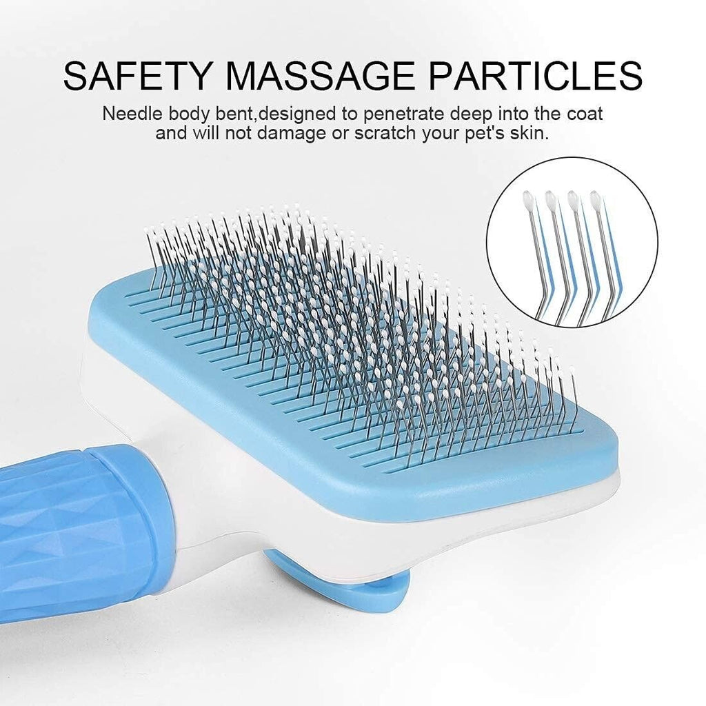 Self-Cleaning Pet Brush for Dogs & Cats