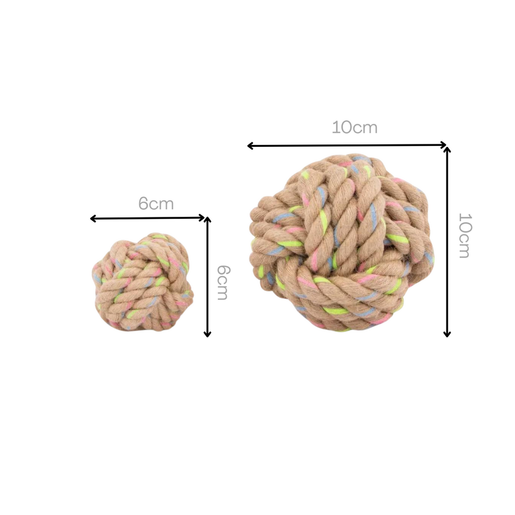 Hemp Rope Dog Ball