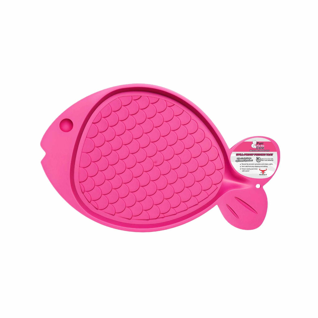 Cat Feeding Mat – Pink